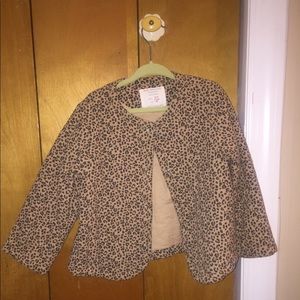 Leopard Print Cotton Quilted Zara Jacket